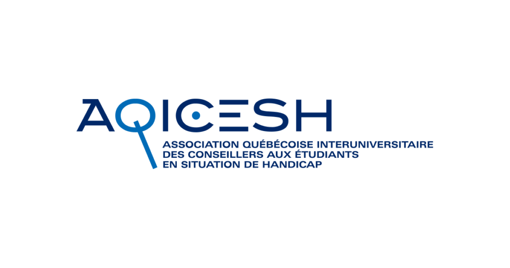 Logo de l'Association québécoise interuniversitaire des conseillers aux étudiants en situation de handicap